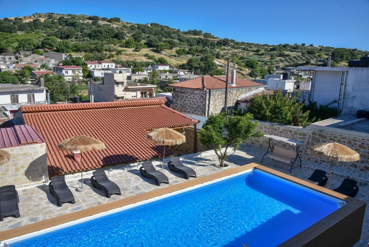 Island Oasis Poolside Paradise In Crete Agia Varvara  Ngoại thất bức ảnh